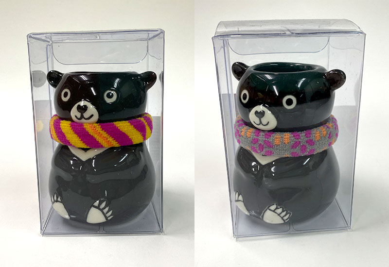 阿鑽黑熊 手作盆栽兼牙刷架(2款)